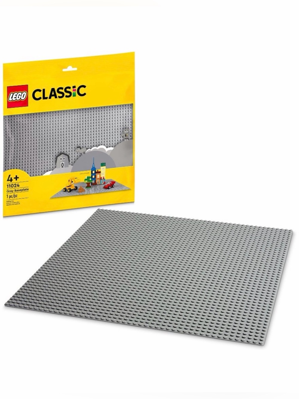 Lego Classic Gray Baseplate 11024